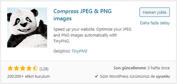 Tinypng WordPress Resim Sıkıştırma Eklentisi